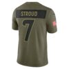 cj stroud houston texans nike 2025 salute to service limited jersey olive clowdercats ek3tq.jpg