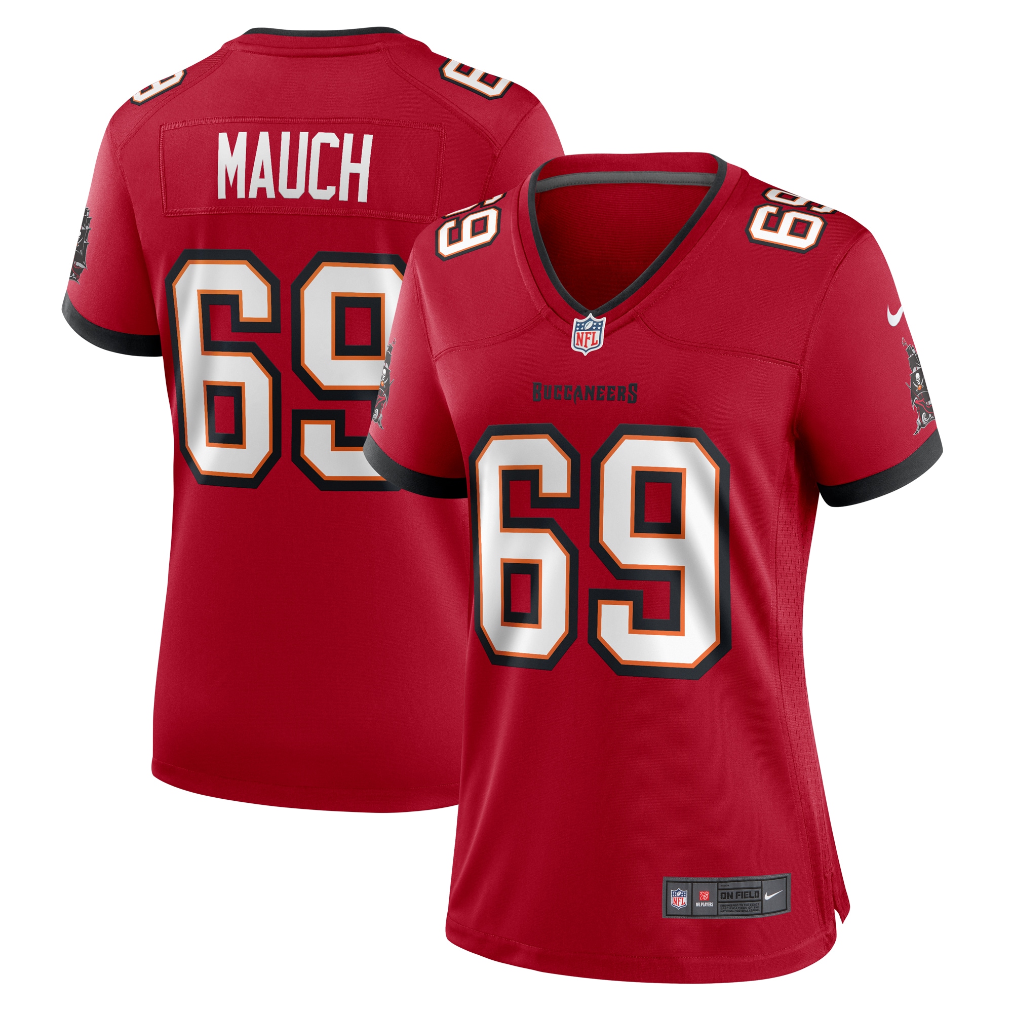 cody mauch tampa bay buccaneers nike womens game jersey red clowdercats 9se3i.jpg