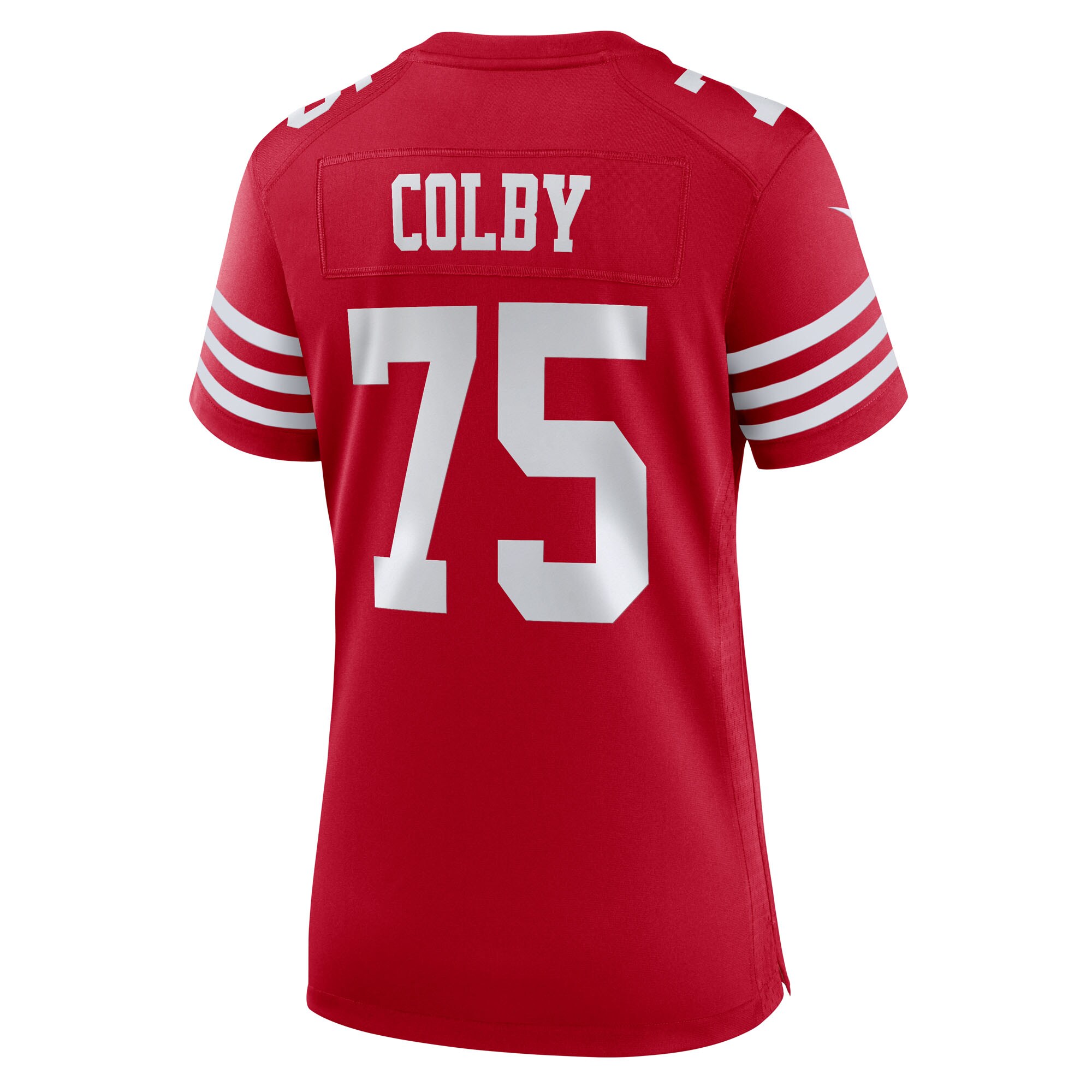 connor colby san francisco 49ers nike womens team game jersey scarlet clowdercats y4f26.jpg