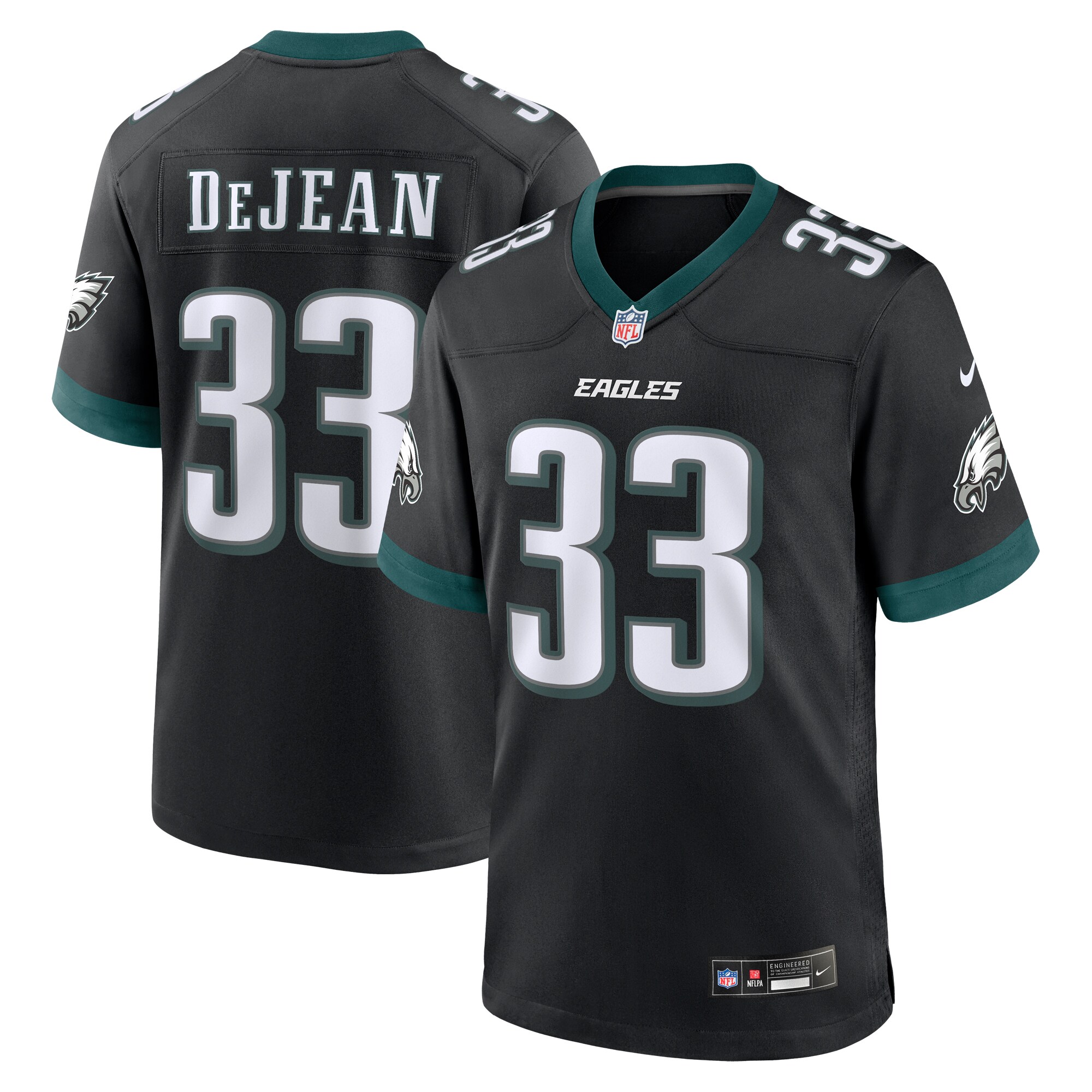 cooper dejean philadelphia eagles nike alternate player game jersey black clowdercats iefiz.jpg