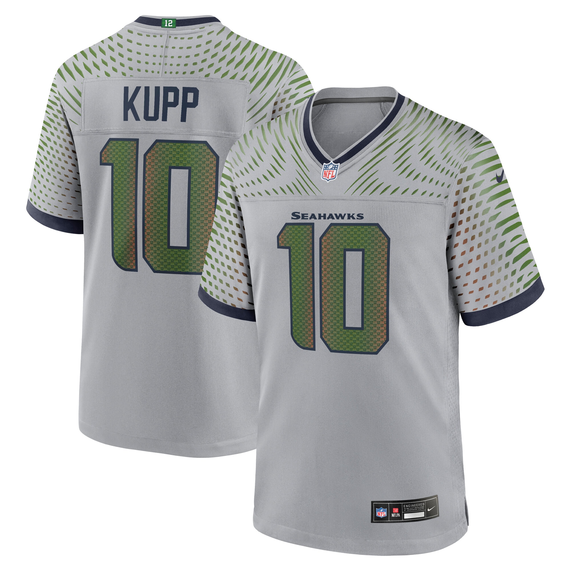 cooper kupp seattle seahawks nike 2025 rivalries collection game jersey wolf gray clowdercats dlpnc.jpg