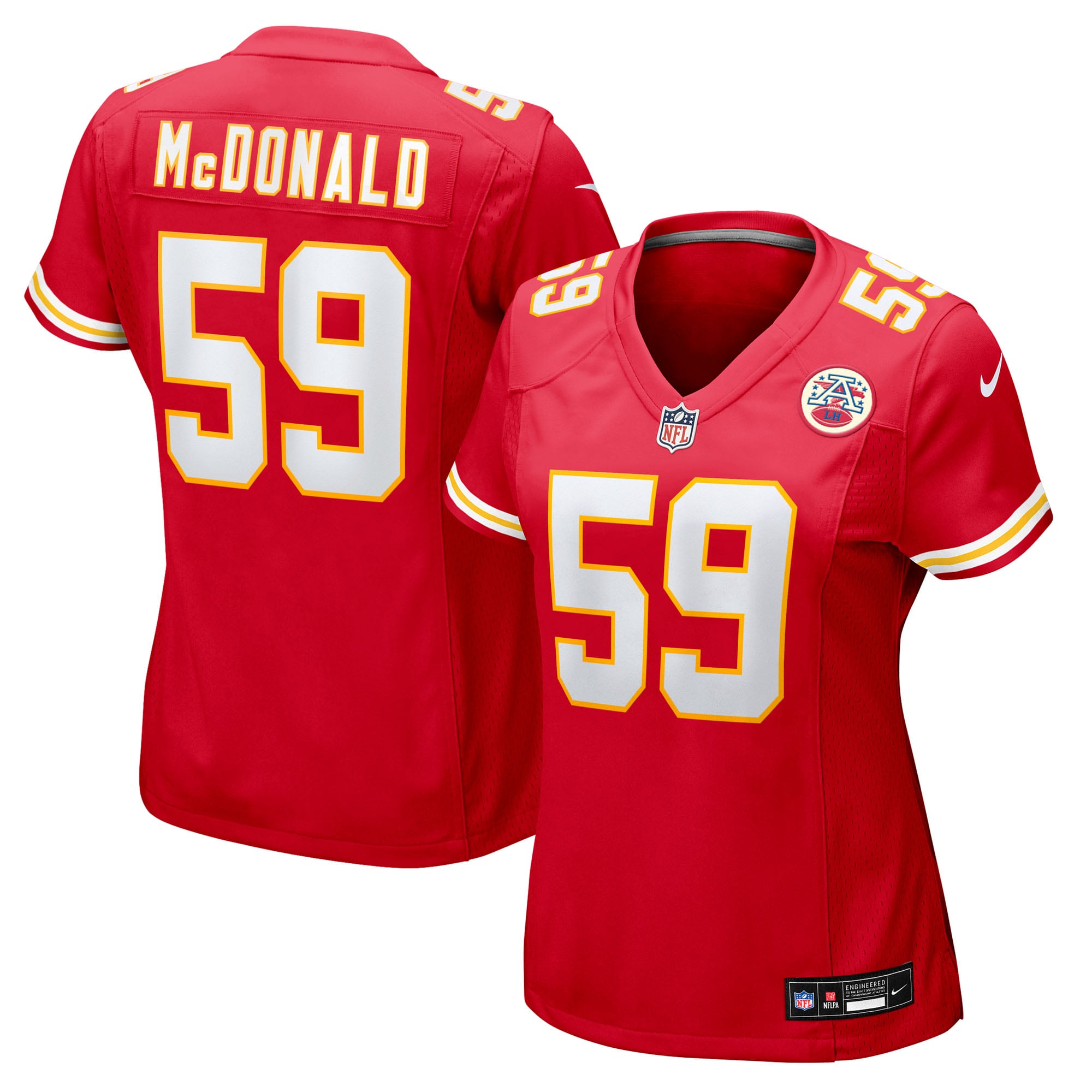 cooper mcdonald kansas city chiefs nike womens team game jersey red clowdercats sl1bz.jpg