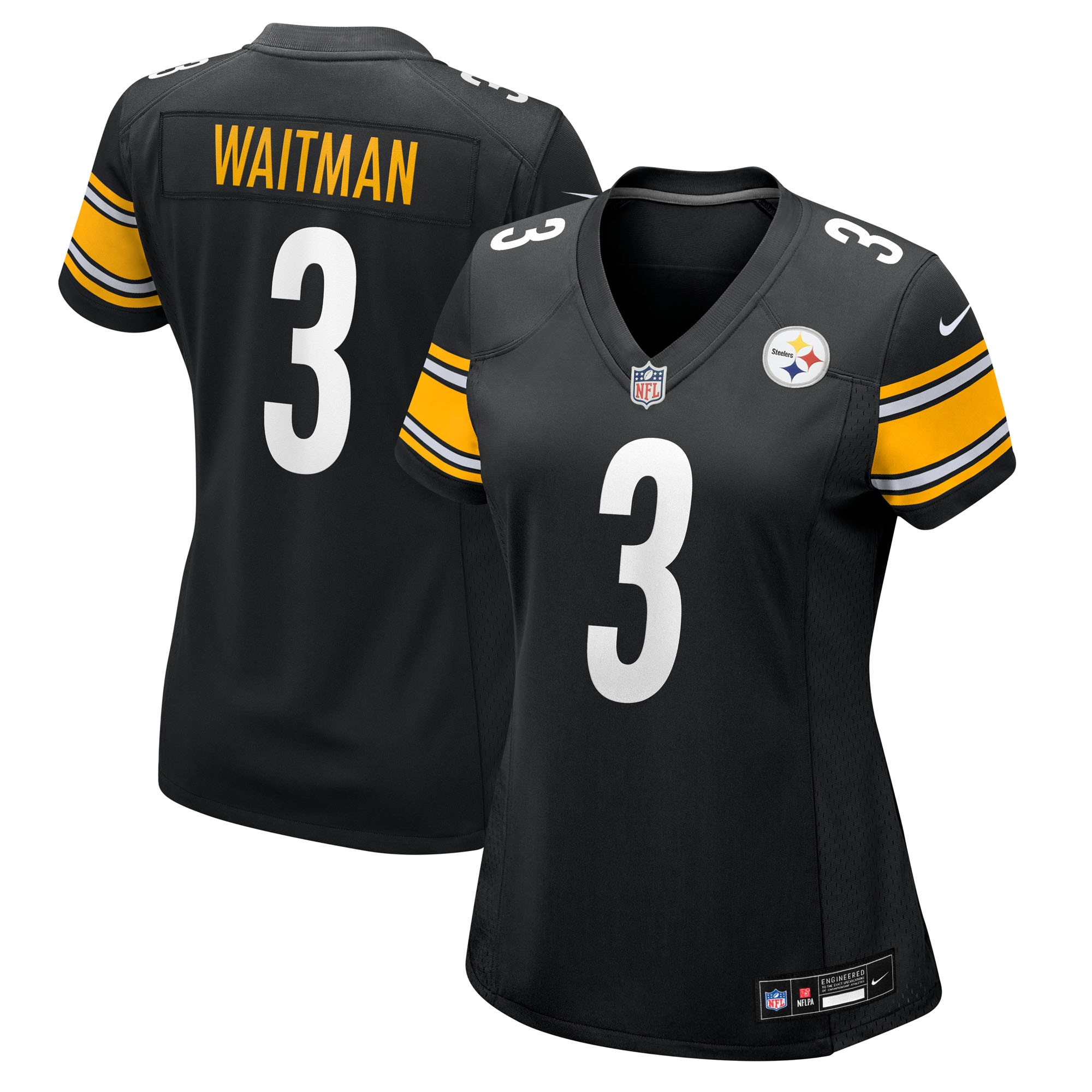 corliss waitman pittsburgh steelers nike womens team game jersey black clowdercats atqnv.jpg