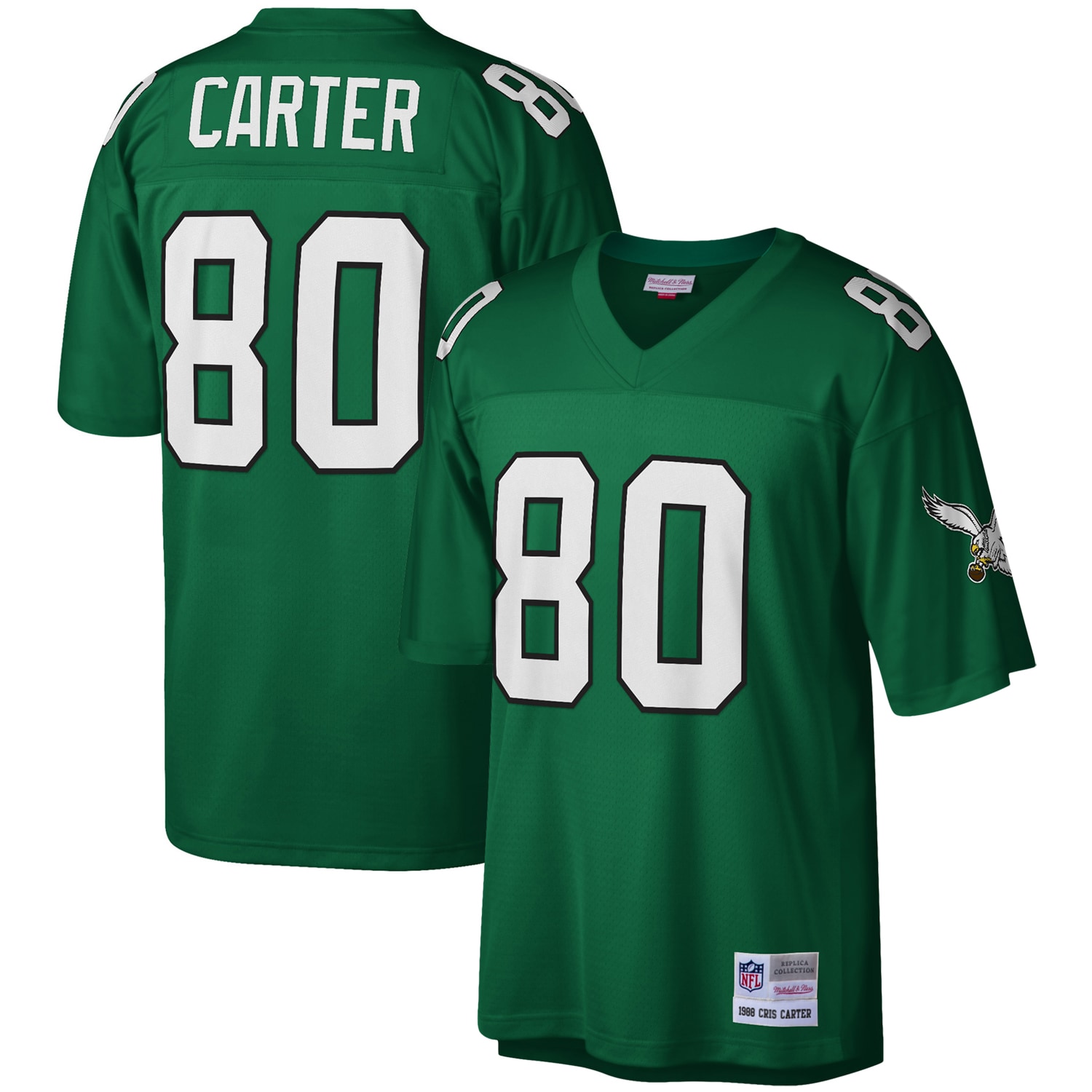 cris carter philadelphia eagles mitchell ness legacy replica jersey kelly green clowdercats mqedg.jpg