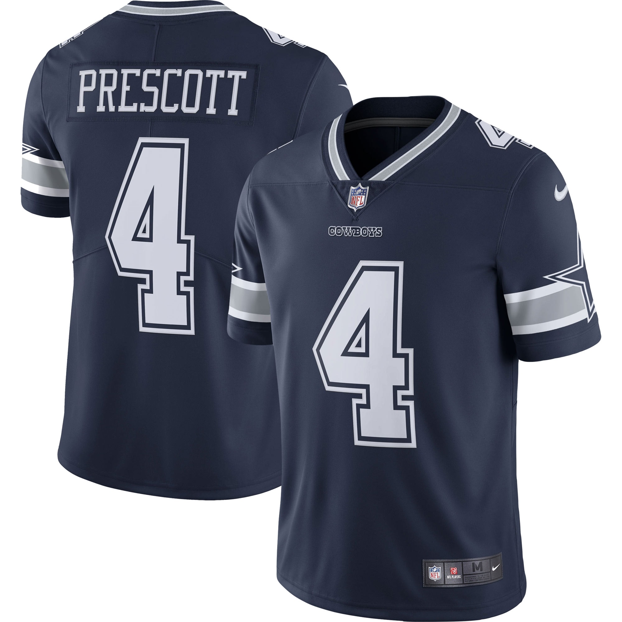dak prescott dallas cowboys nike vapor limited player jersey navy clowdercats bwfrz.jpg
