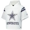 dallas cowboys the wild collective womens mesh short sleeve hoodie t shirt white clowdercats v0nxz.jpg