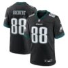 dallas goedert philadelphia eagles nike alternate game jersey black clowdercats ny0jf.jpg