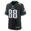dallas goedert philadelphia eagles nike alternate game jersey black clowdercats sjtsd.jpg