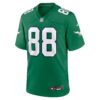 dallas goedert philadelphia eagles nike alternate game player jersey kelly green clowdercats 0lwgv.jpg