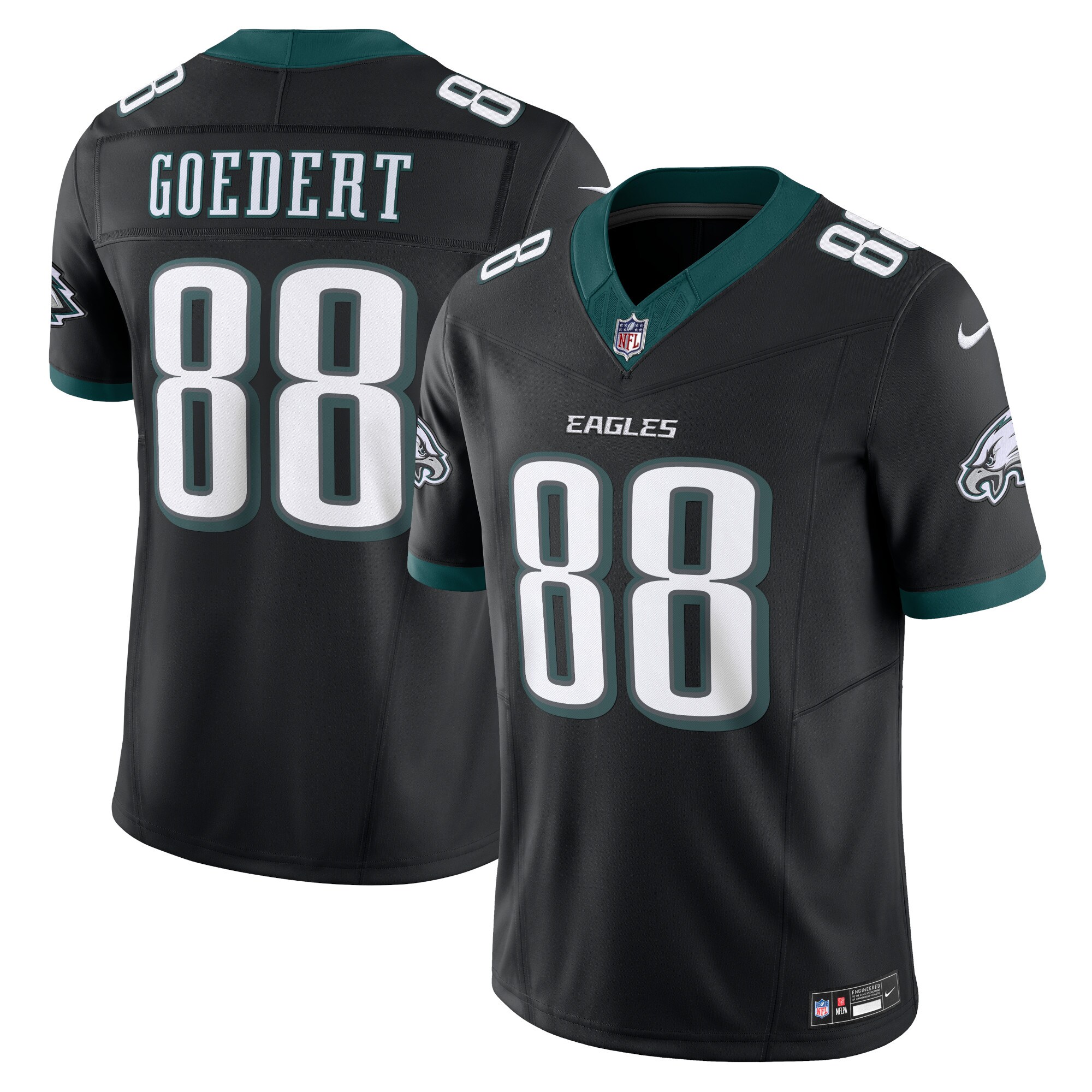 dallas goedert philadelphia eagles nike alternate vapor fuse limited jersey black clowdercats tas5d.jpg