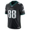 dallas goedert philadelphia eagles nike alternate vapor fuse limited jersey black clowdercats xravc.jpg
