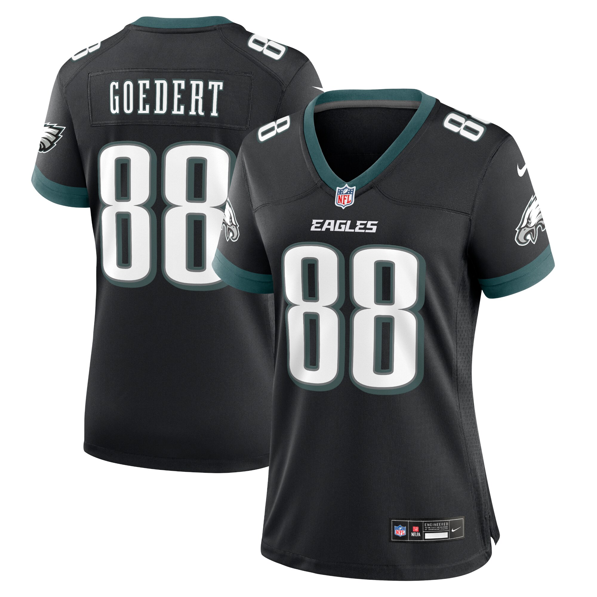 dallas goedert philadelphia eagles nike womens alternate game jersey black clowdercats 5fhvj.jpg