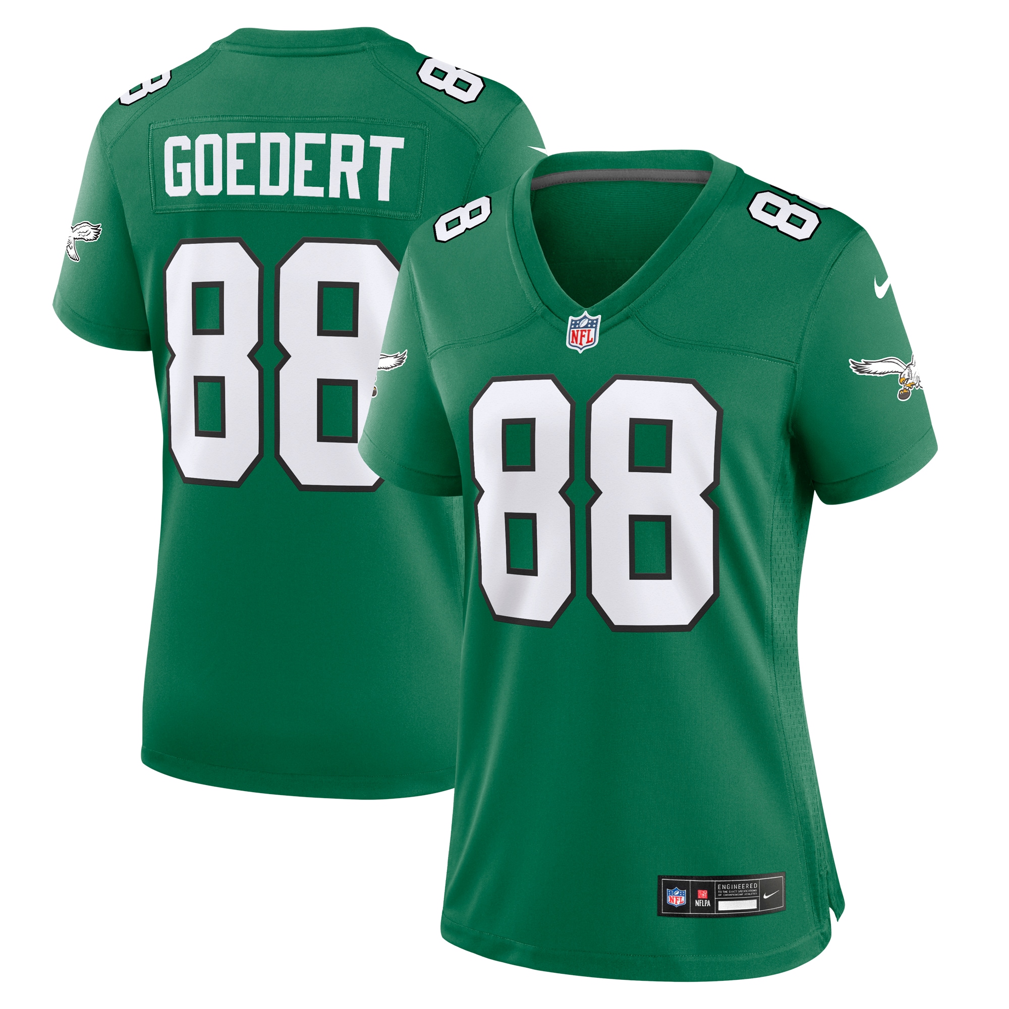 dallas goedert philadelphia eagles nike womens alternate game jersey kelly green clowdercats ucw76.jpg