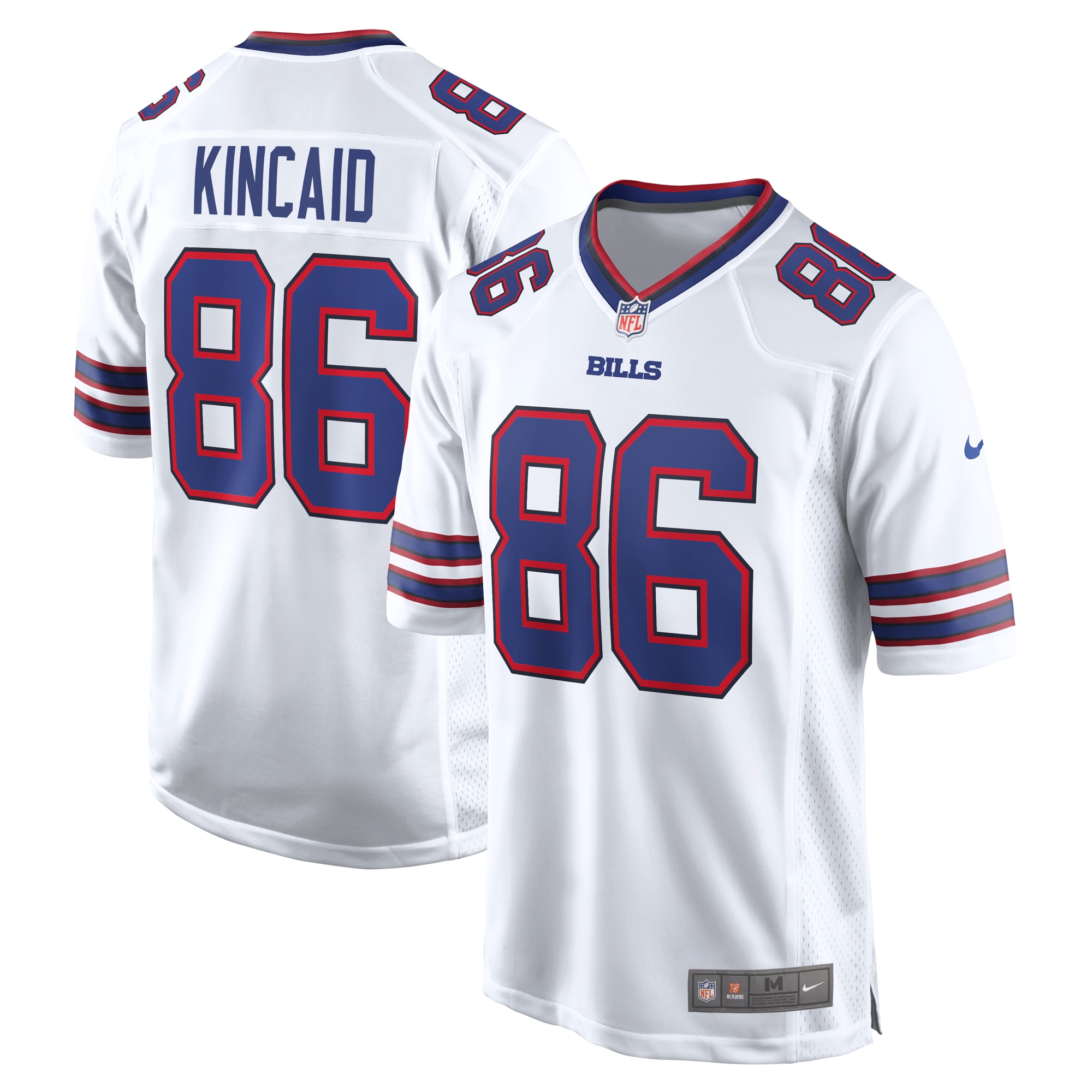 dalton kincaid buffalo bills nike game jersey white clowdercats g3kt3.jpg