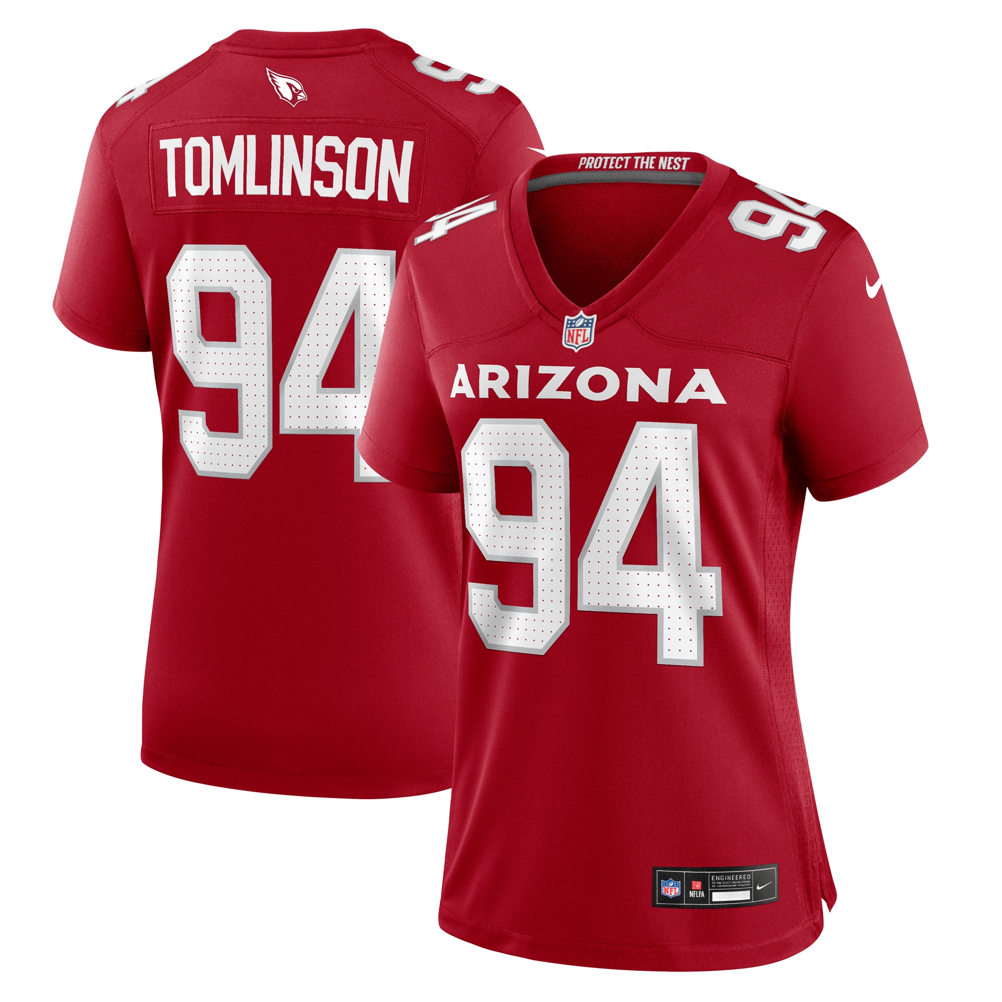dalvin tomlinson arizona cardinals nike womens team game jersey cardinal clowdercats zfcbc.jpg