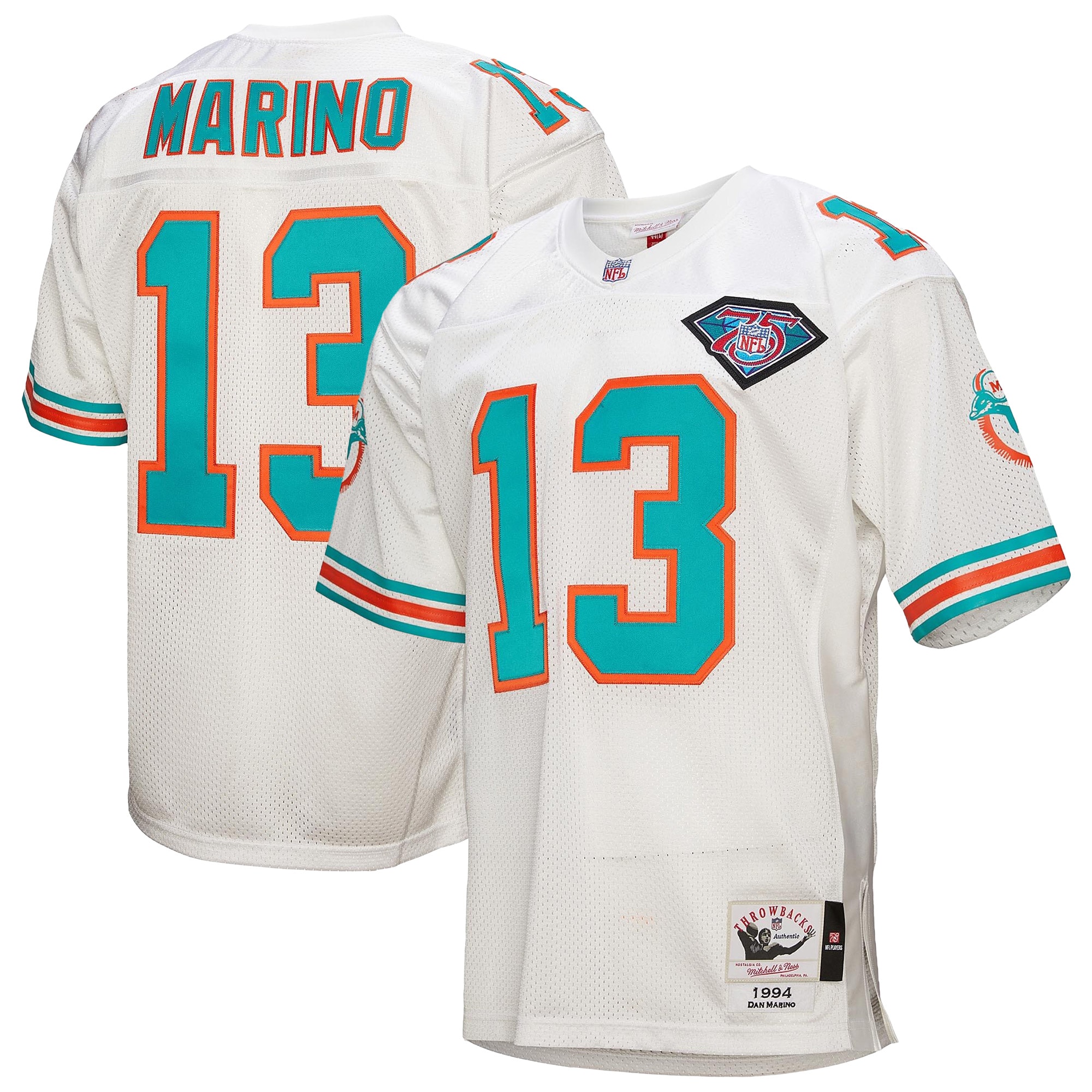 dan marino miami dolphins 1994 mitchell ness authentic throwback retired player jersey white clowdercats fcjms.jpg