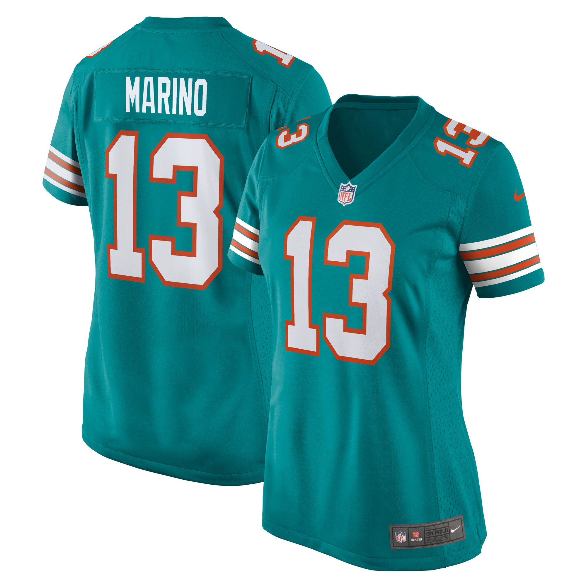 dan marino miami dolphins nike womens retired player jersey aqua clowdercats lhiez.jpg
