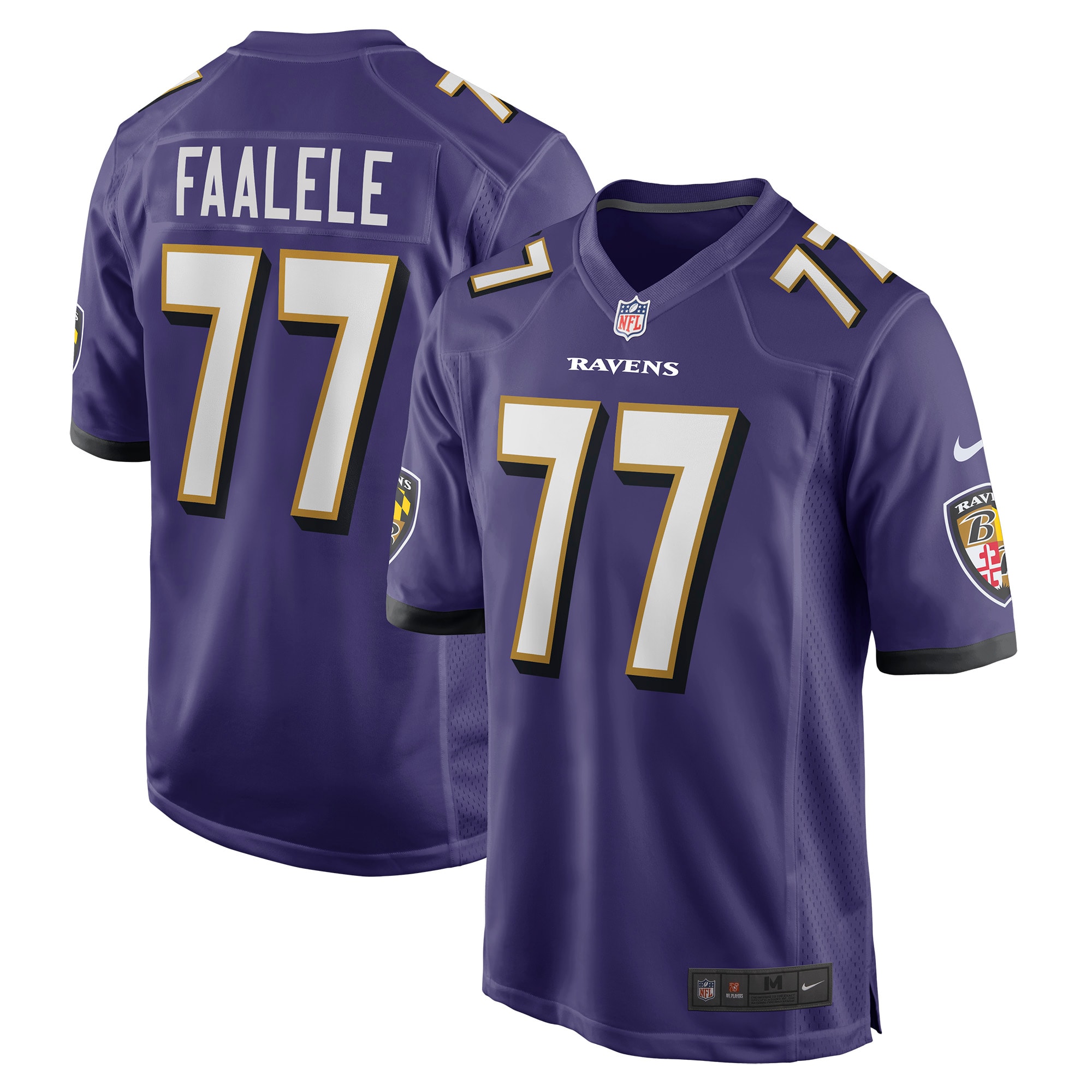 daniel faalele baltimore ravens nike player game jersey purple clowdercats 1hlcj.jpg