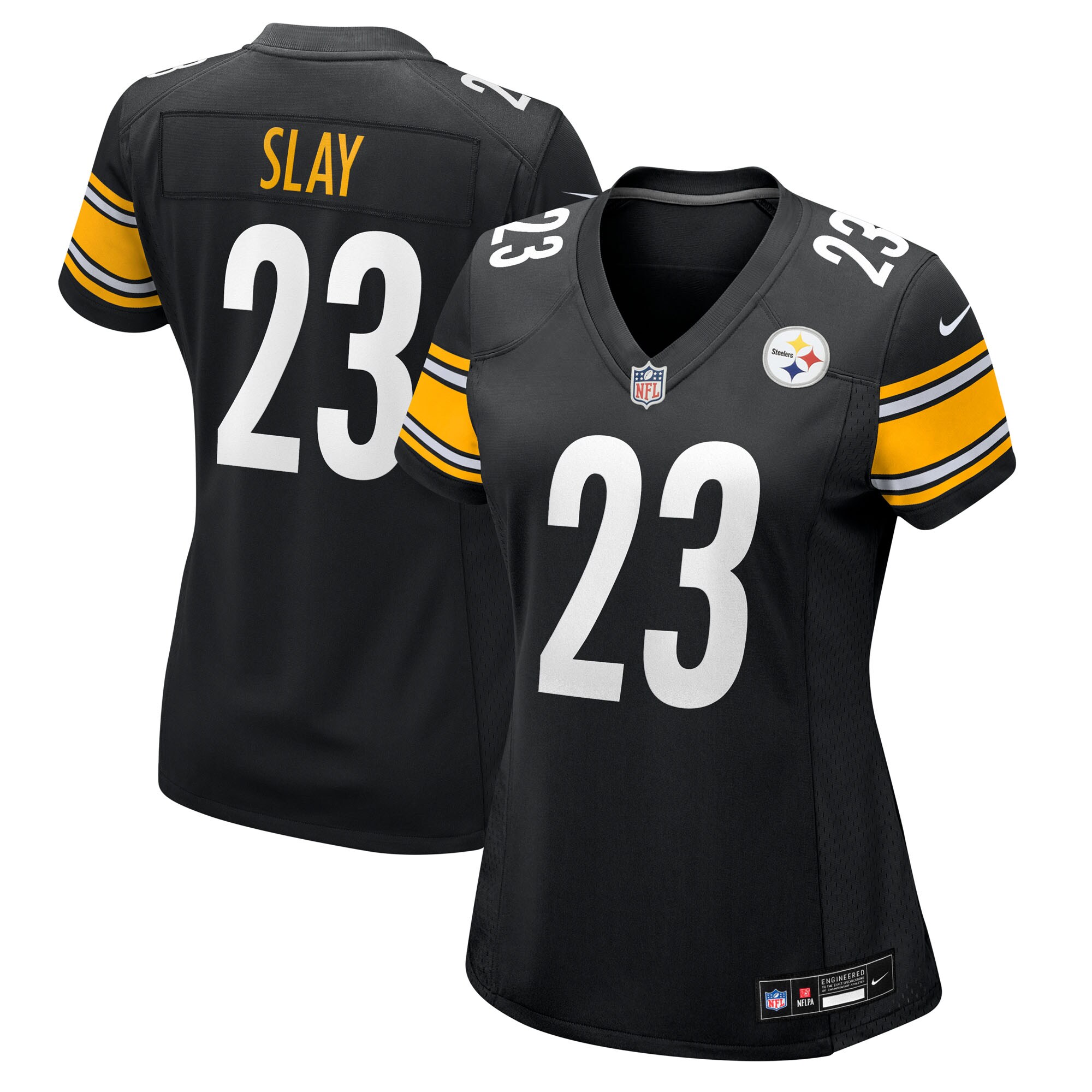 darius slay pittsburgh steelers nike womens team game jersey black clowdercats t37zf.jpg
