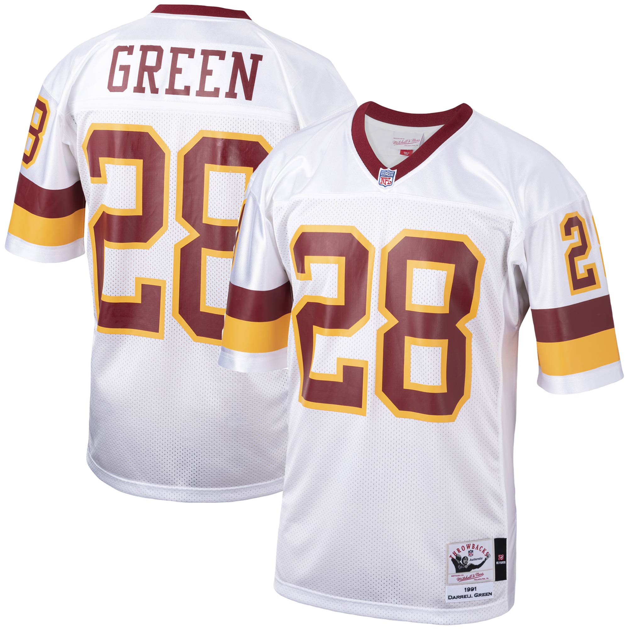 darrell green washington football team 1991 mitchell ness authentic throwback retired player jersey white clowdercats fp7sk.jpg