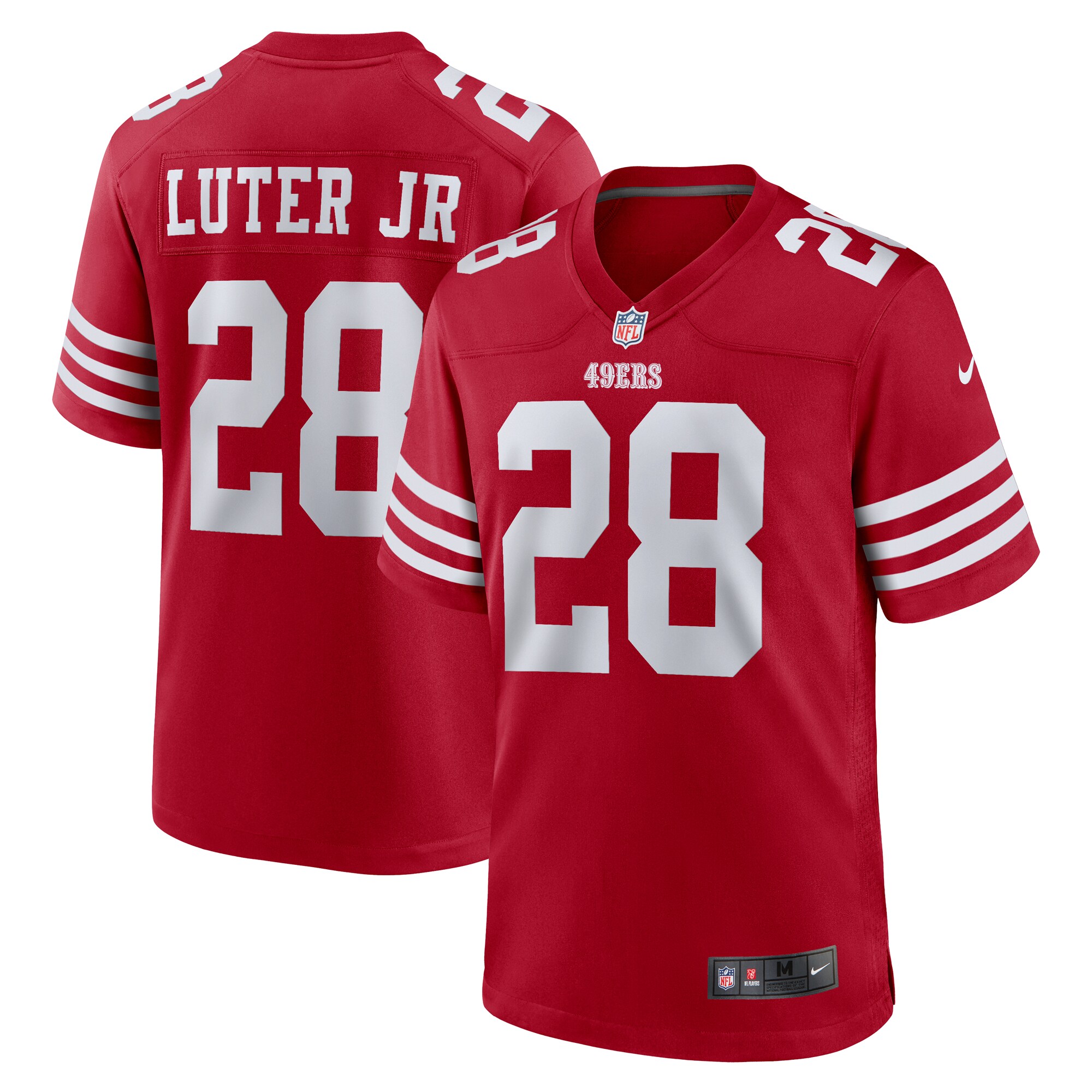darrell luter jr san francisco 49ers nike game jersey scarlet clowdercats ojxyy.jpg