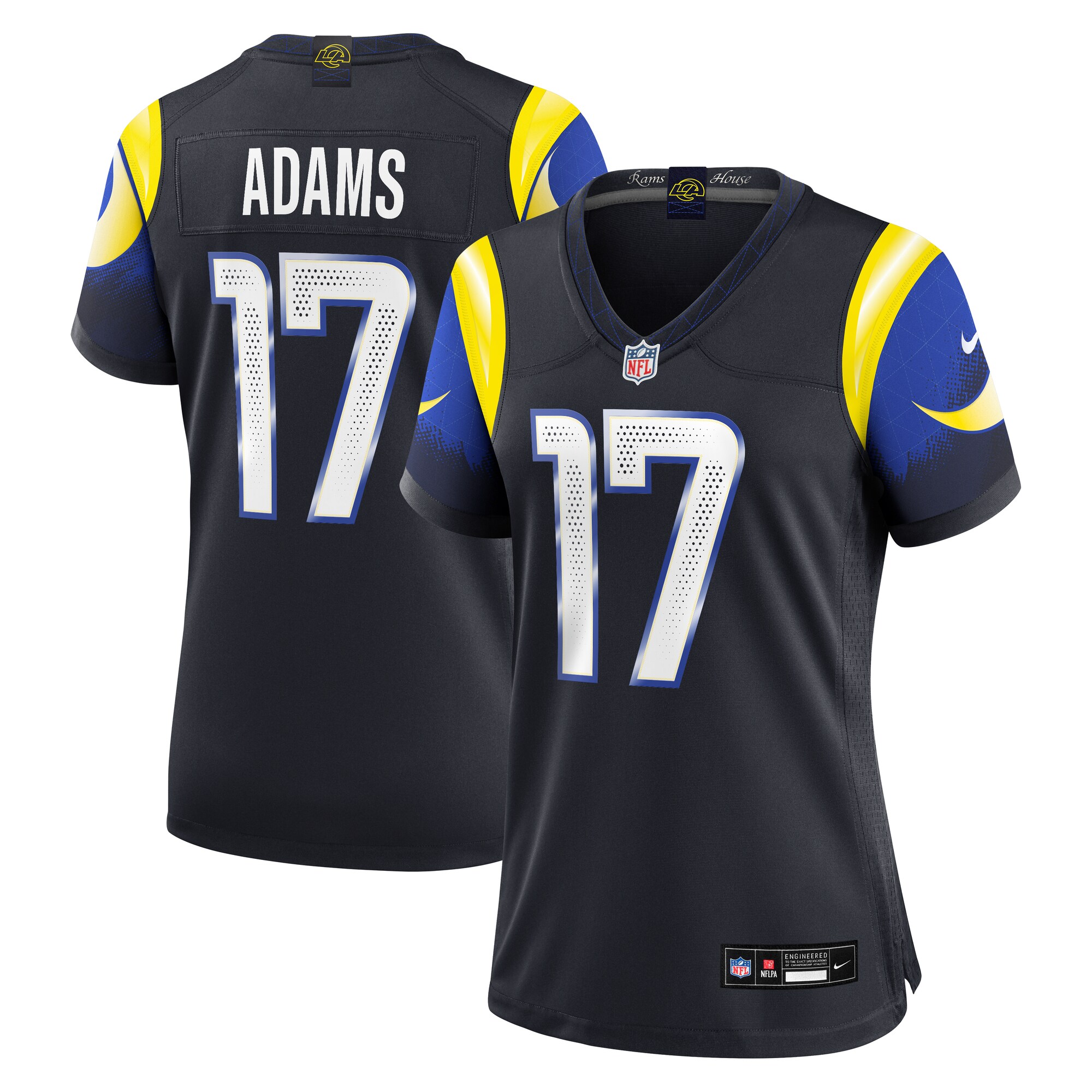 davante adams los angeles rams nike womens 2025 rivalries collection game jersey midnight blue clowdercats zvg6v.jpg