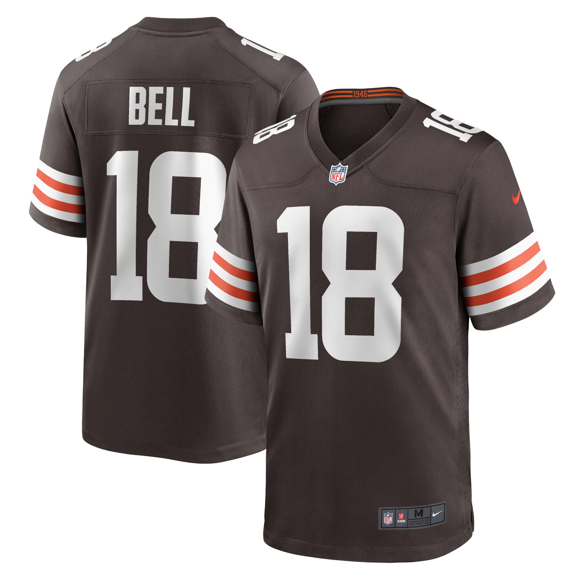 david bell cleveland browns nike game jersey brown clowdercats eeypt.jpg