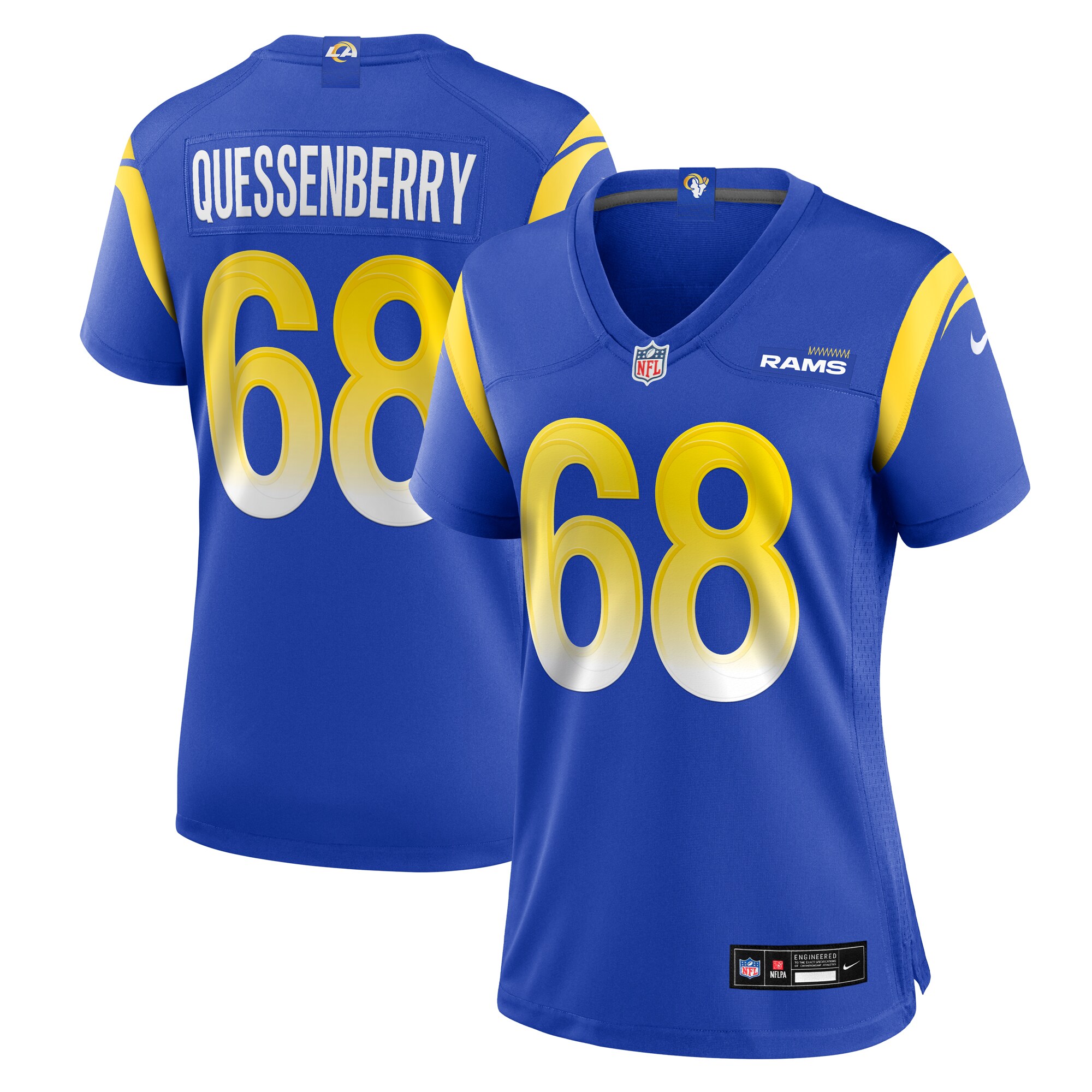 david quessenberry los angeles rams nike womens team game jersey royal clowdercats xnzmx.jpg