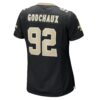davon godchaux new orleans saints nike womens team game jersey black clowdercats pwmnn.jpg