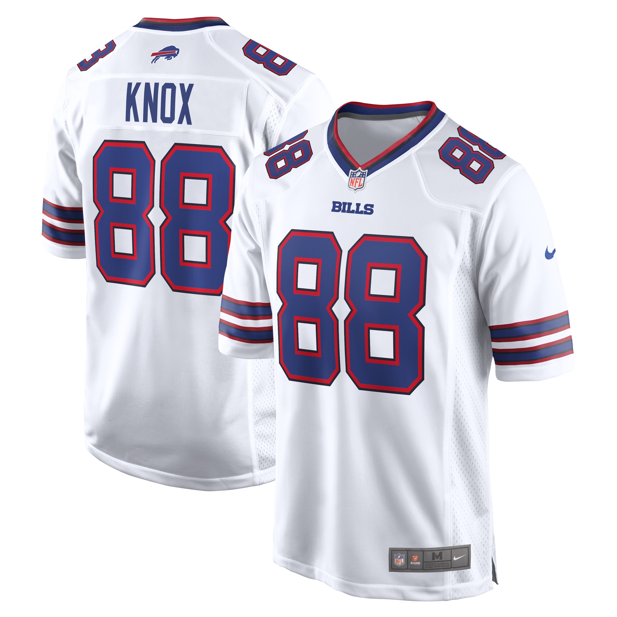 dawson knox buffalo bills nike away game player jersey white clowdercats qii4z.jpg