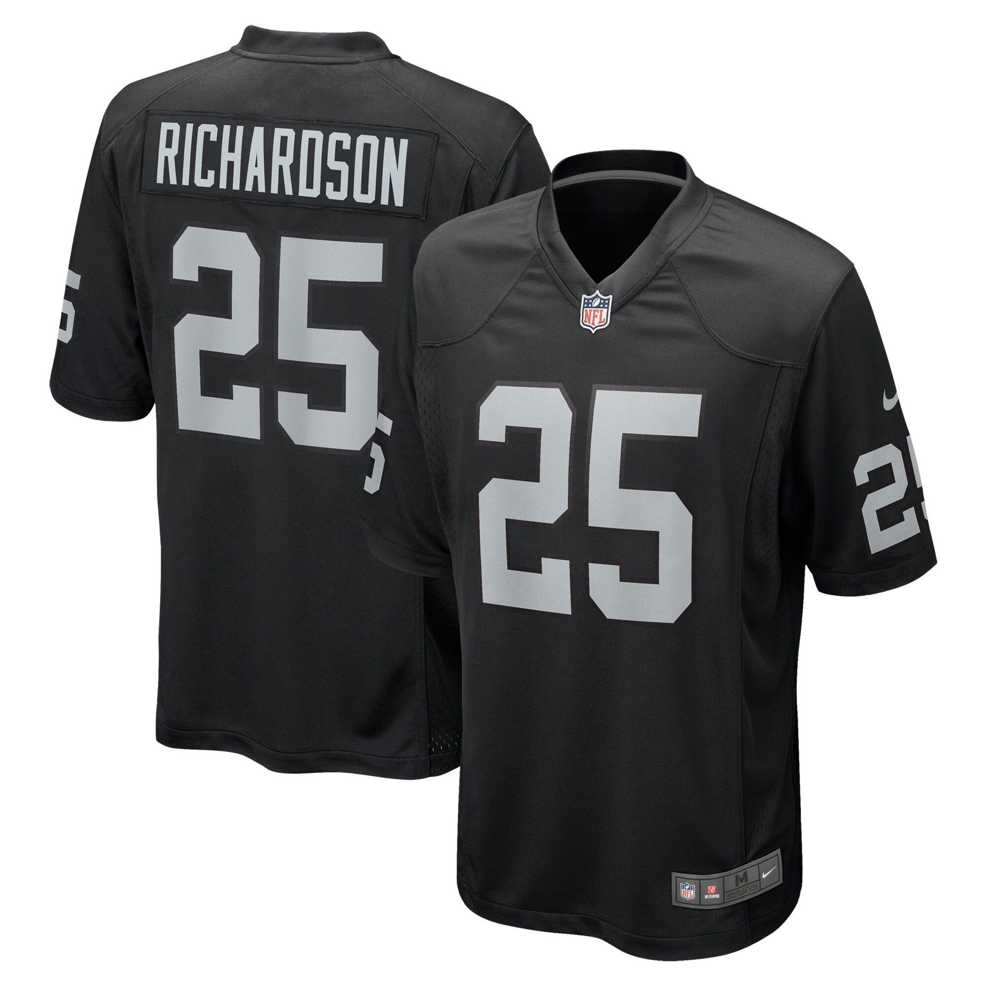 decamerion richardson las vegas raiders nike team game jersey black clowdercats 8covx.jpg