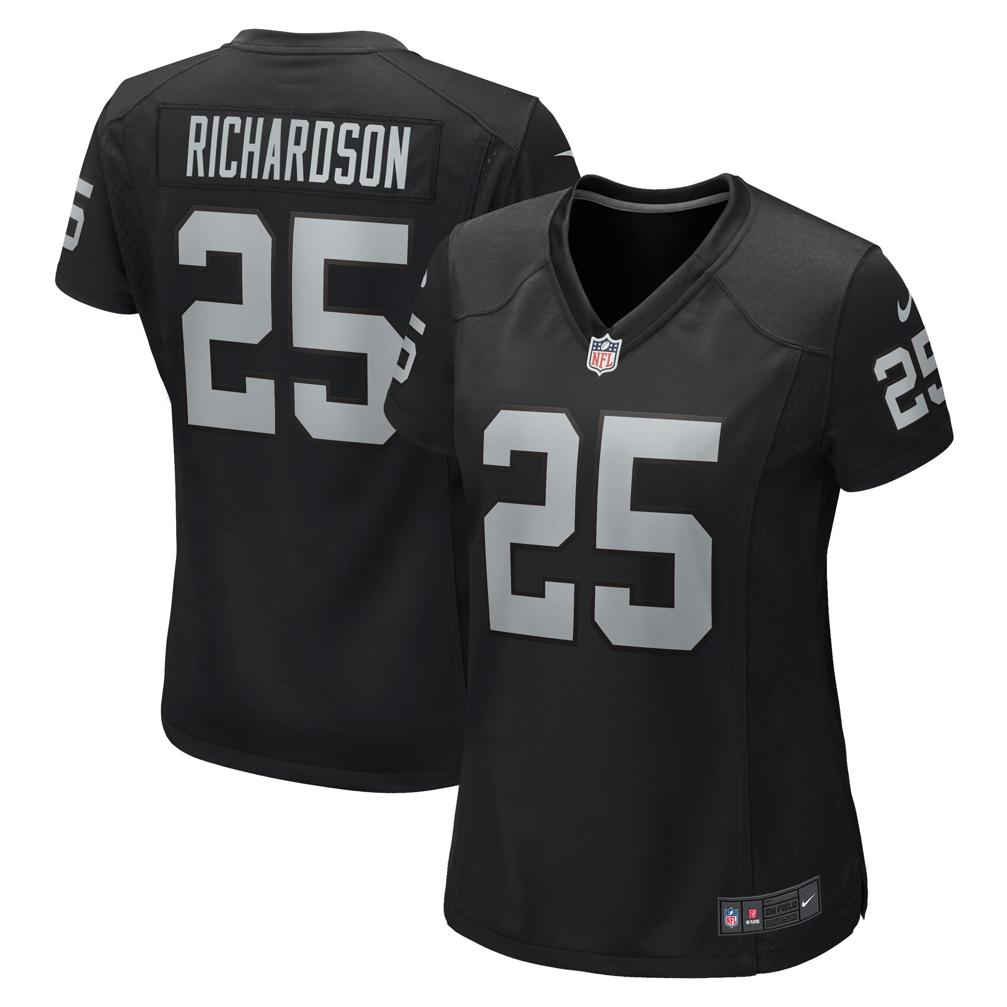 decamerion richardson las vegas raiders nike womens game jersey black clowdercats mgwr6.jpg