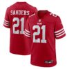 deion sanders san francisco 49ers nike team retired player game jersey scarlet clowdercats zro3d.jpg
