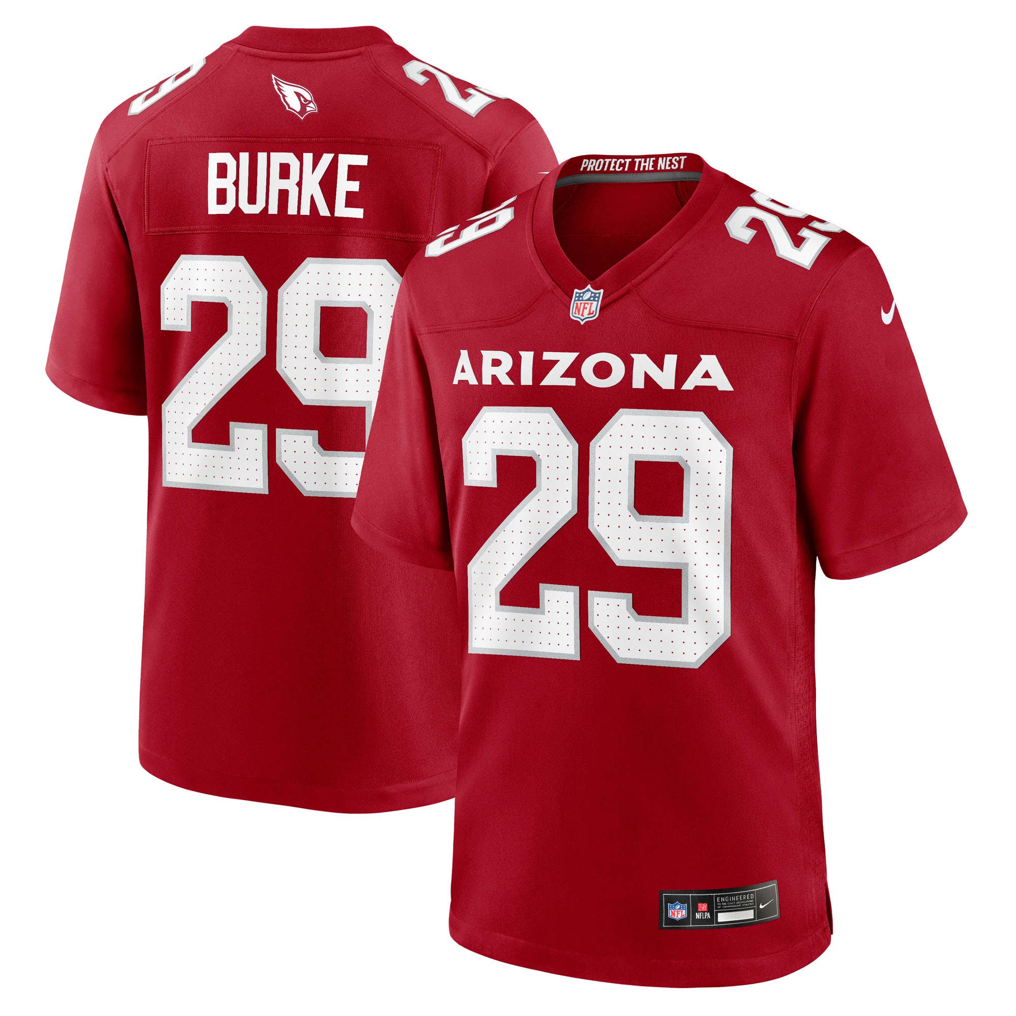 denzel burke arizona cardinals nike team game jersey cardinal clowdercats jy1xj.jpg
