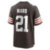 denzel ward cleveland browns nike game jersey brown clowdercats j0vco.jpg