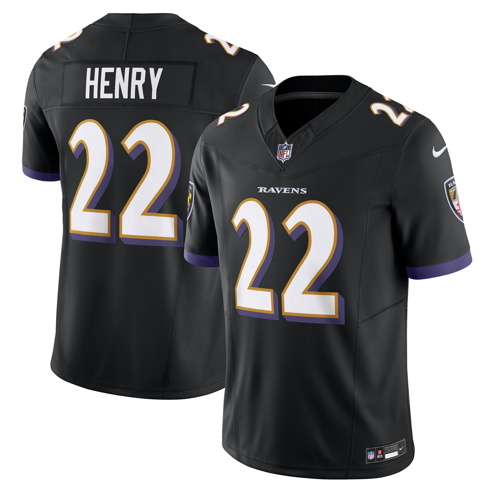 derrick henry baltimore ravens nike vapor fuse limited jersey black clowdercats k74jp.jpg