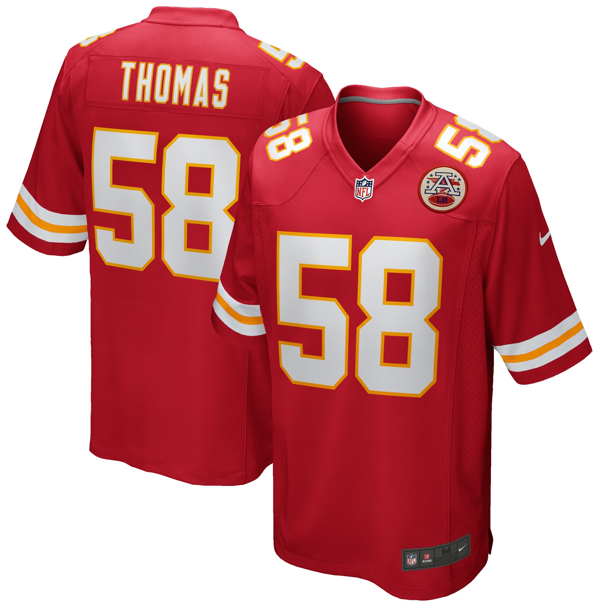 derrick thomas kansas city chiefs nike game retired player jersey red clowdercats l4otl.jpg
