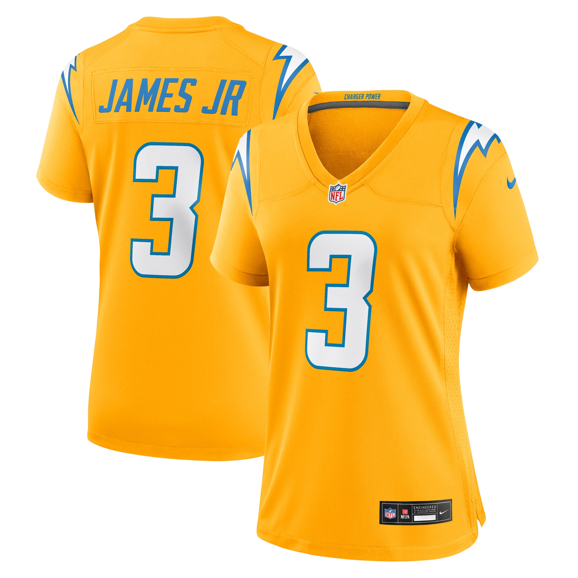 derwin james jr los angeles chargers nike womens alternate charger power game jersey gold clowdercats 955d4.jpg