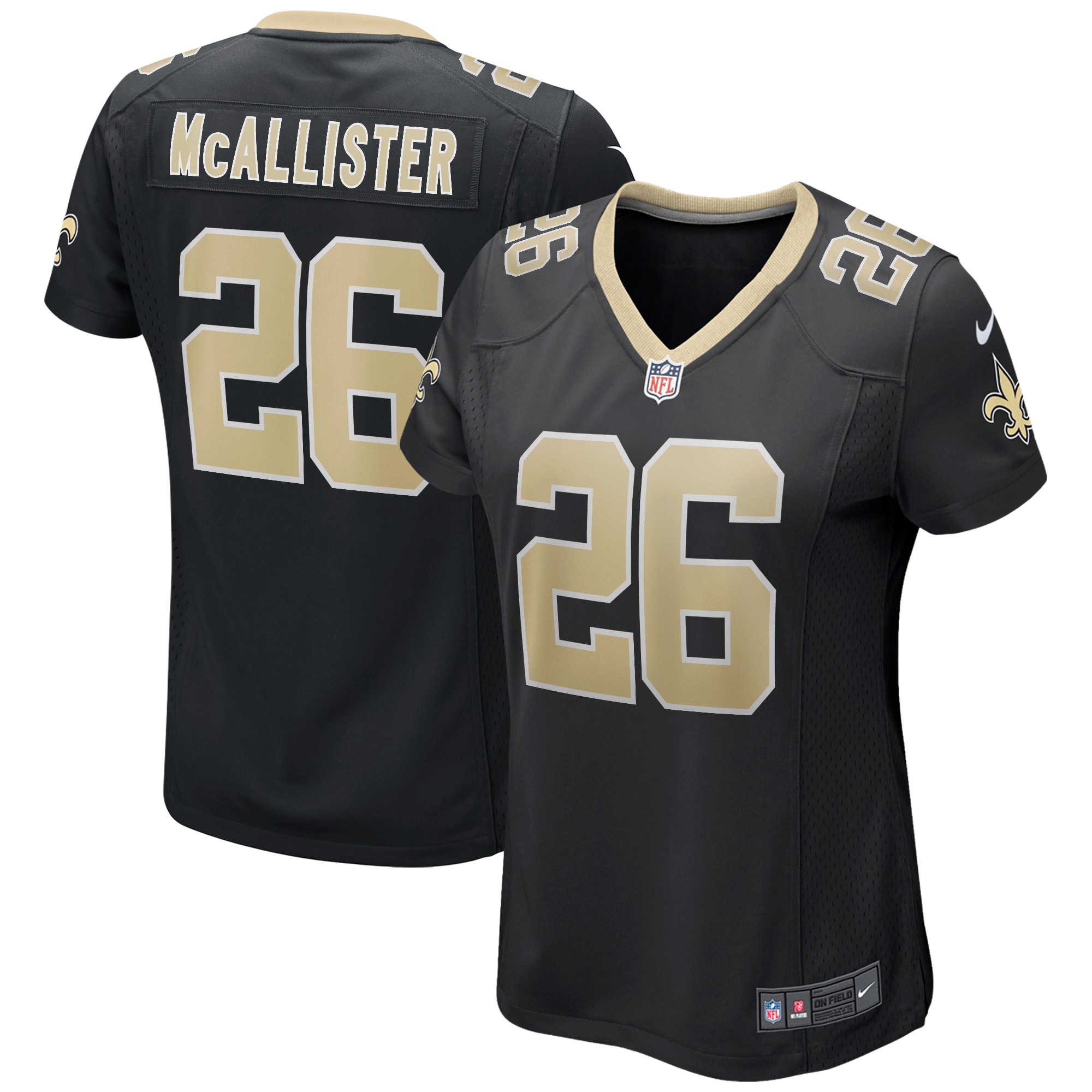 deuce mcallister new orleans saints nike womens game retired player jersey black clowdercats qmnml.jpg