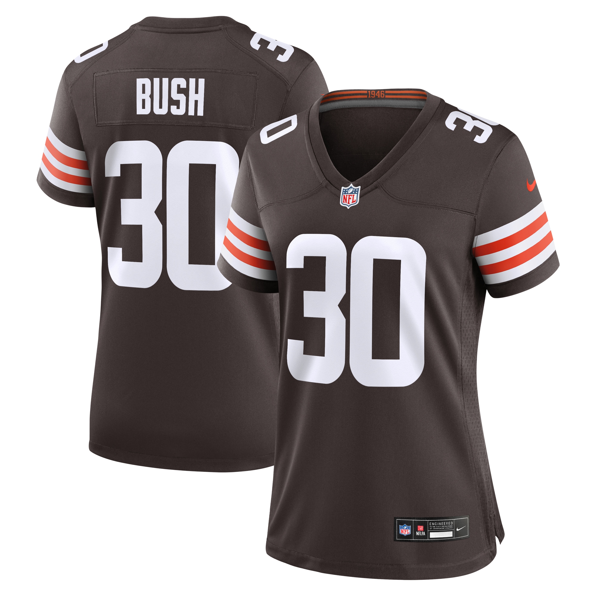 devin bush cleveland browns nike womens game jersey brown clowdercats dg9ac.jpg