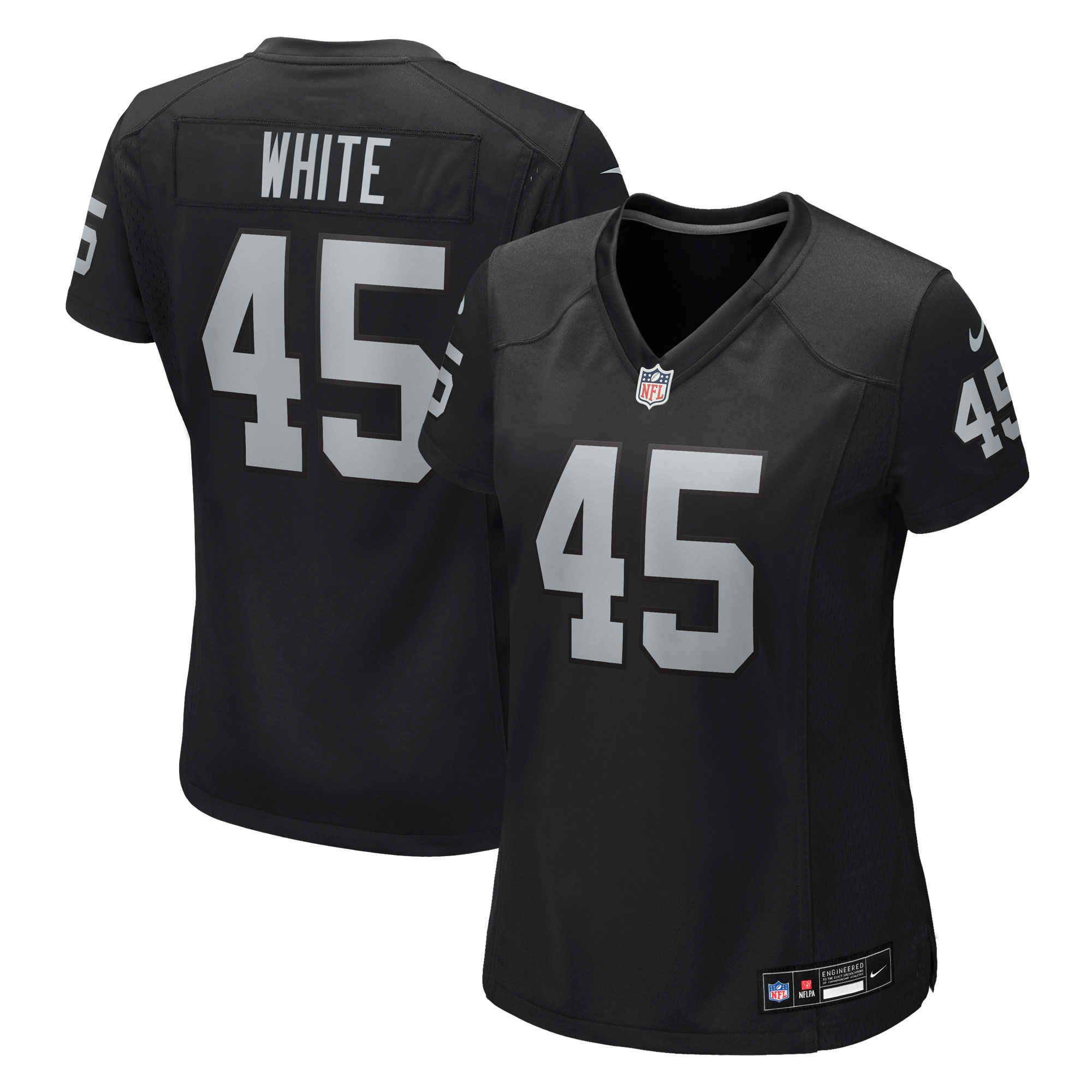 devin white las vegas raiders nike womens team game jersey black clowdercats zpixo.jpg