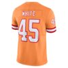 devin white tampa bay buccaneers nike vapor fuse limited jersey orange clowdercats dpmf7.jpg