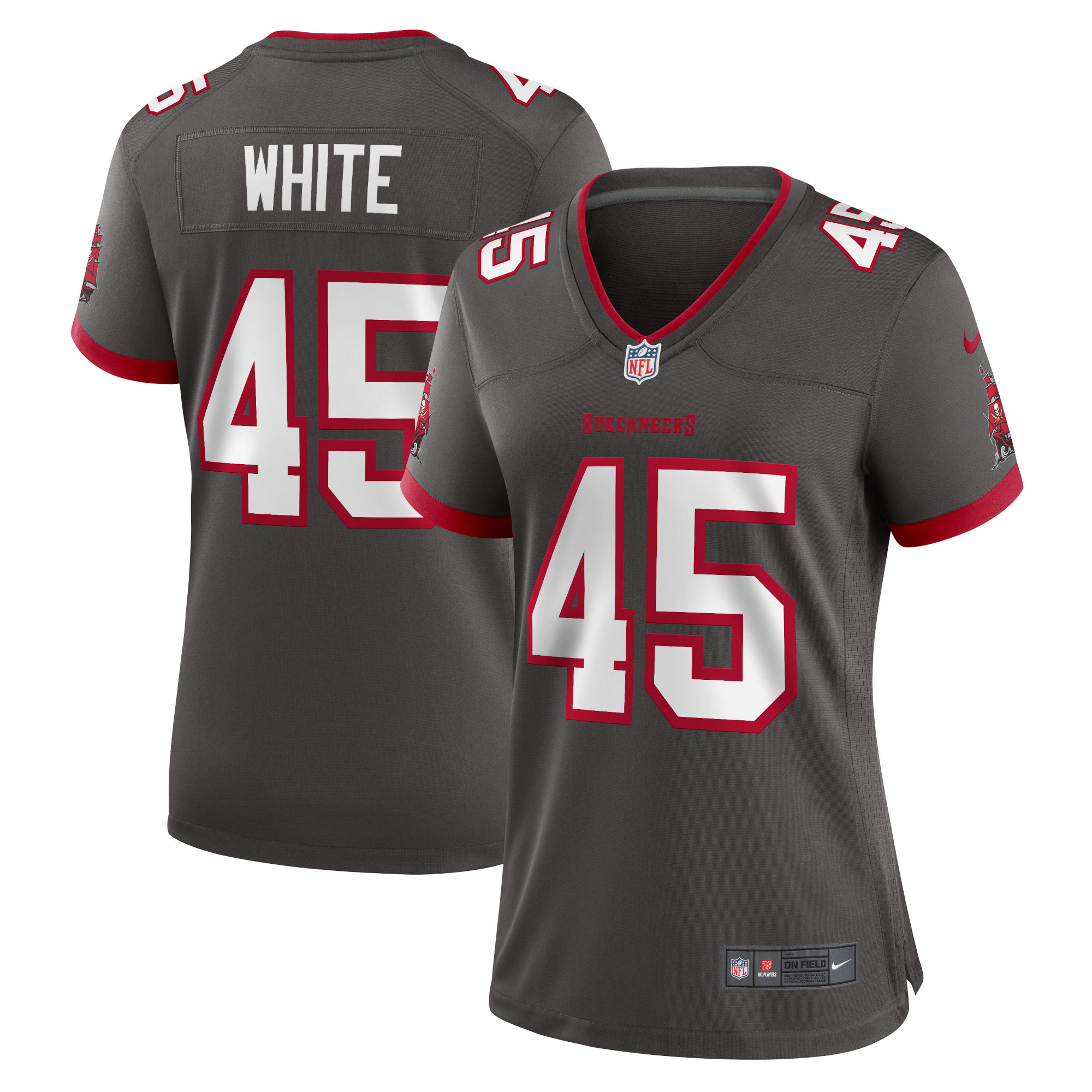 devin white tampa bay buccaneers nike womens game jersey pewter clowdercats yxtca.jpg
