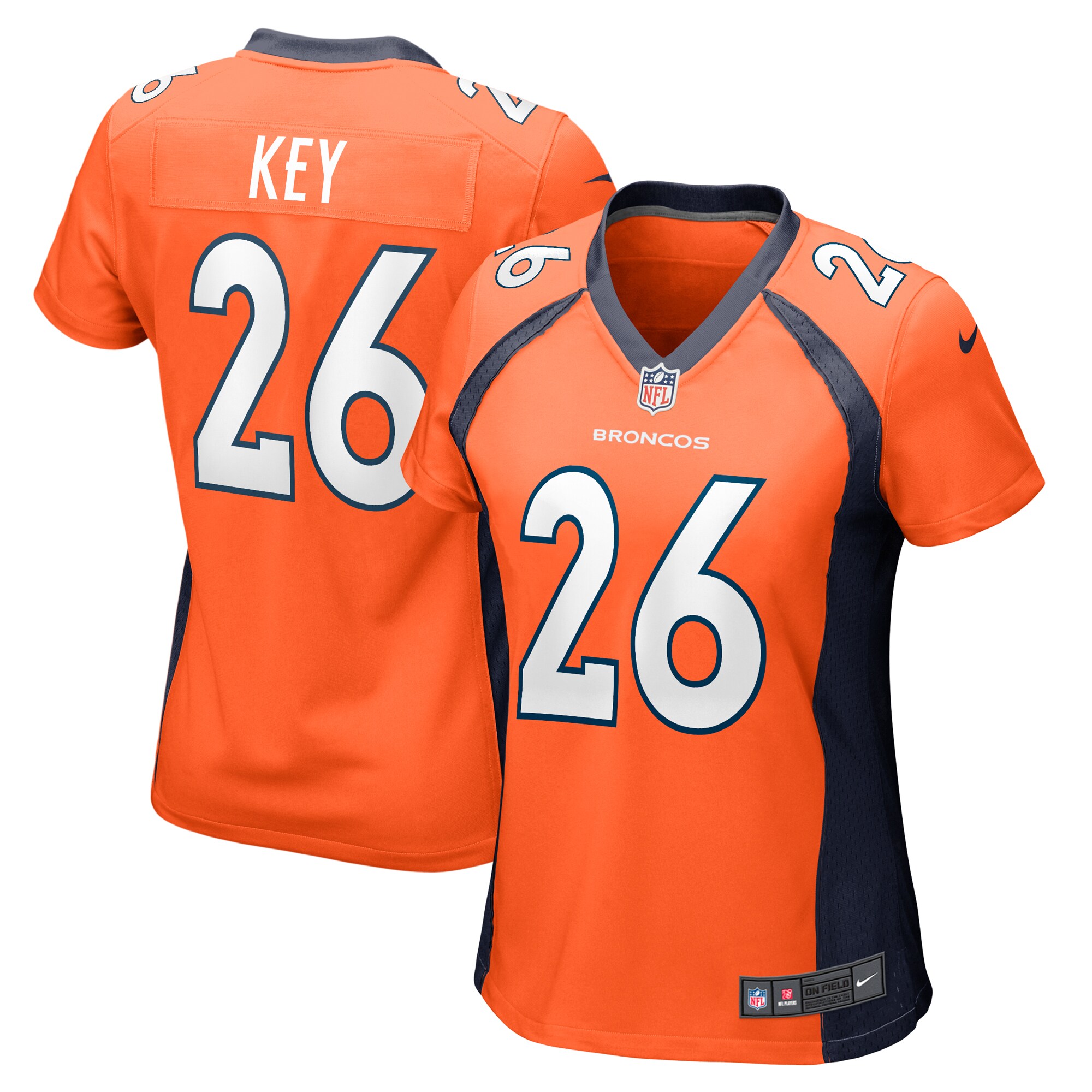 devon key denver broncos nike womens team game jersey orange clowdercats e7gny.jpg