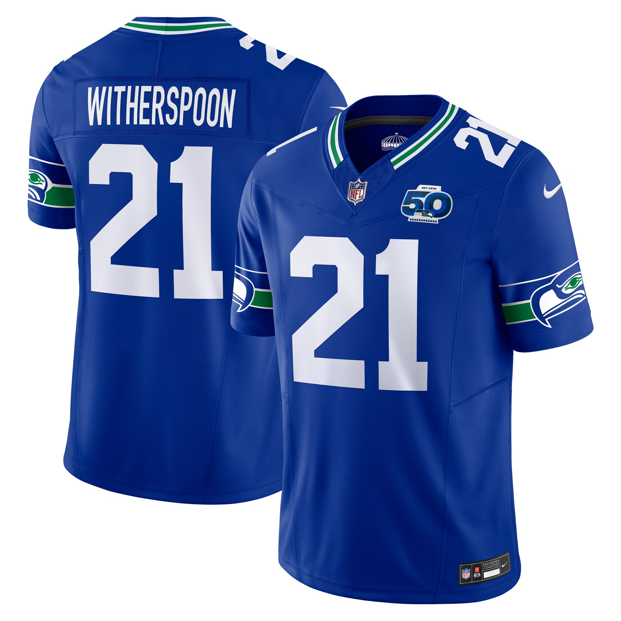 devon witherspoon seattle seahawks nike 50th season vapor fuse limited jersey royal clowdercats u5zqc.jpg