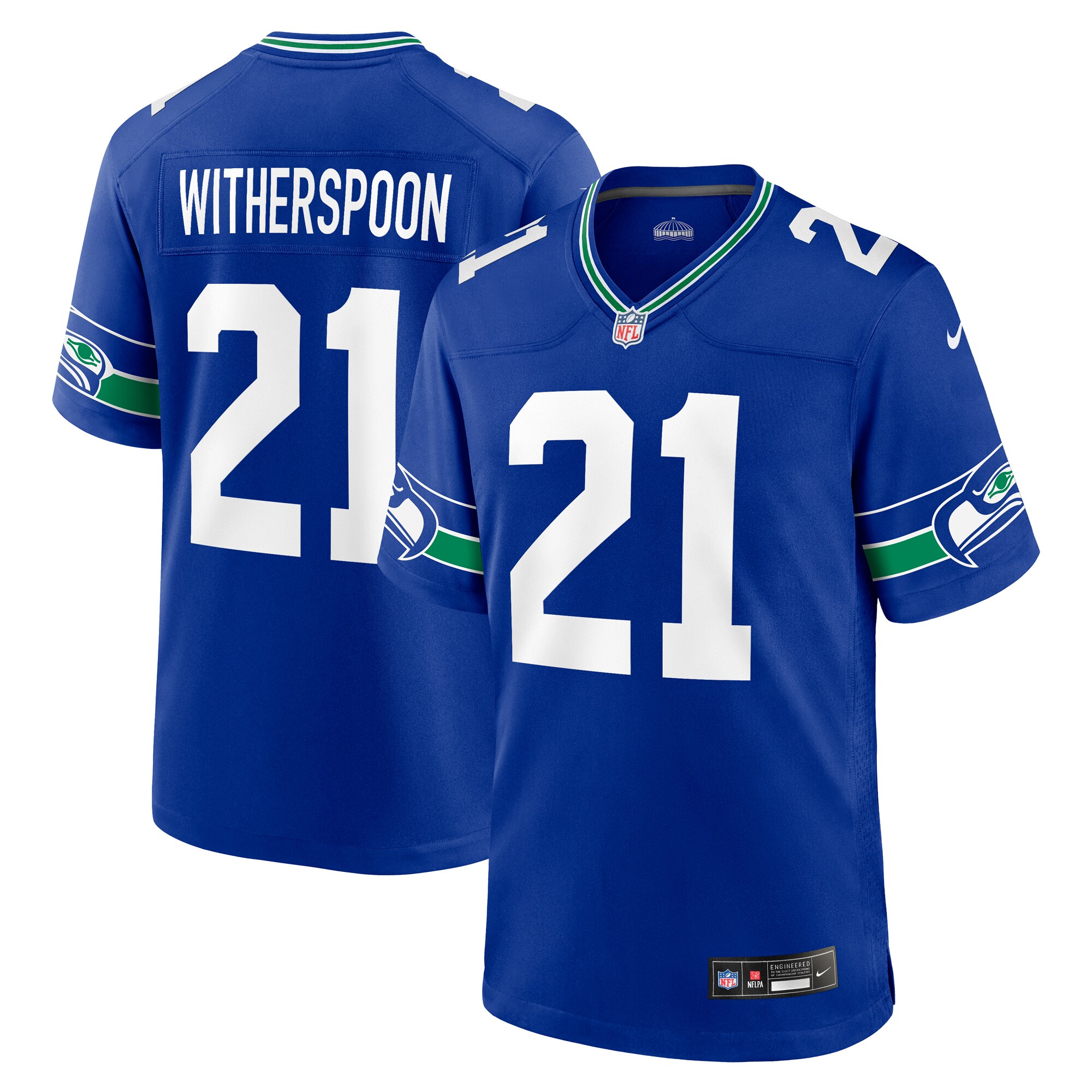 devon witherspoon seattle seahawks nike throwback player game jersey royal clowdercats upkub.jpg
