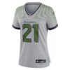 devon witherspoon seattle seahawks nike womens 2025 rivalries collection game jersey wolf gray clowdercats zjvcf.jpg