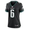devonta smith philadelphia eagles nike womens alternate game jersey black clowdercats bl5aa.jpg