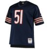 dick butkus chicago bears mitchell ness big tall 1966 retired player replica jersey navy clowdercats bgxzq.jpg