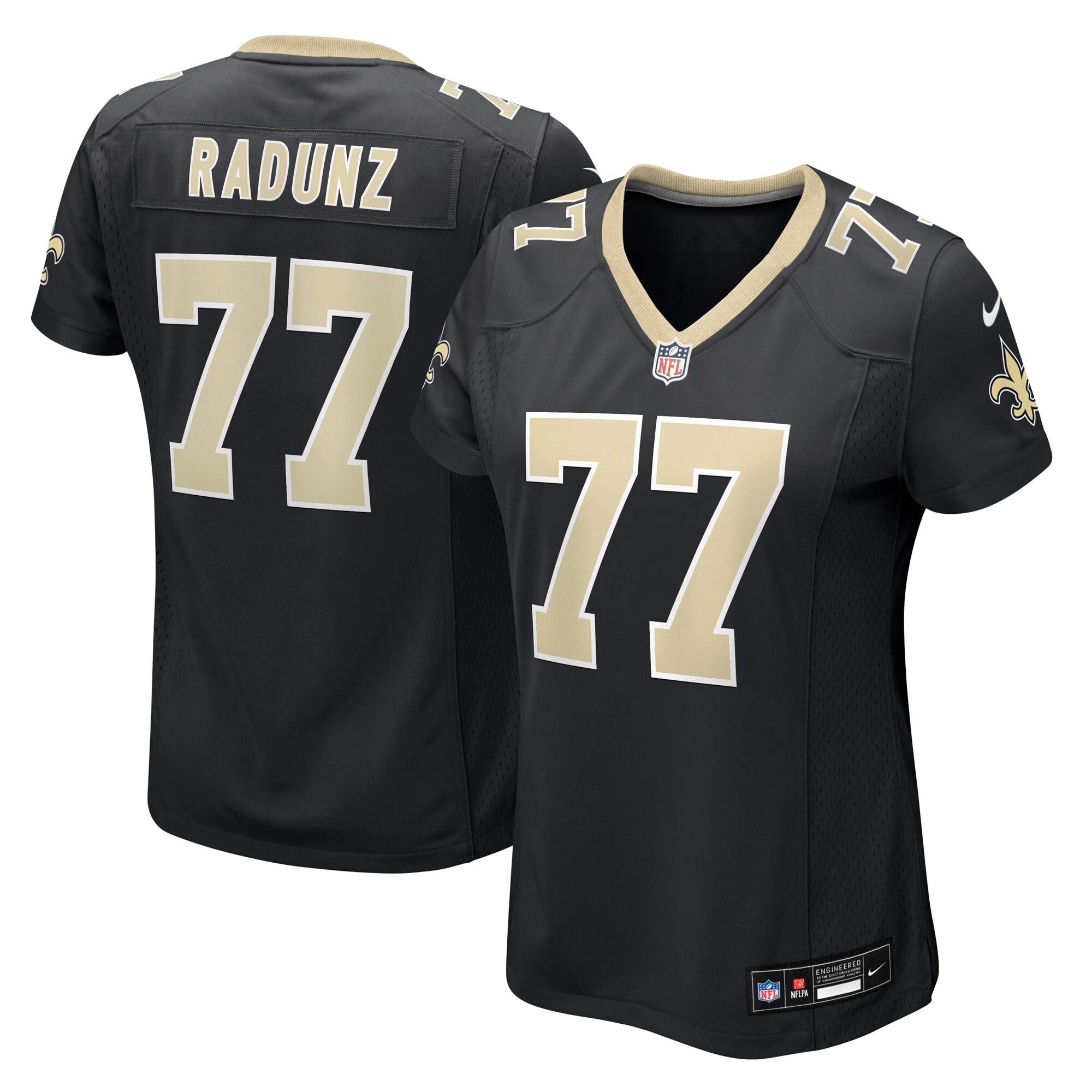 dillon radunz new orleans saints nike womens team game jersey black clowdercats cawez.jpg